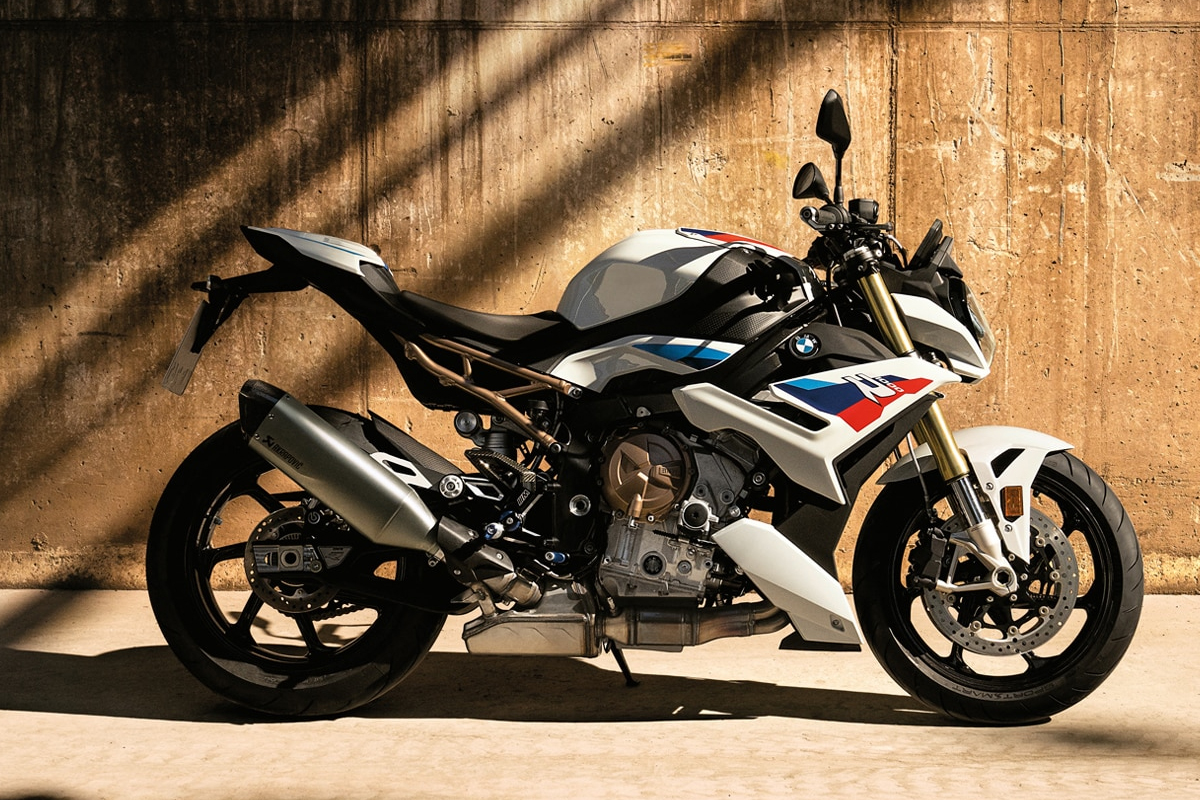 A BMW S 1000 R in Southern California.