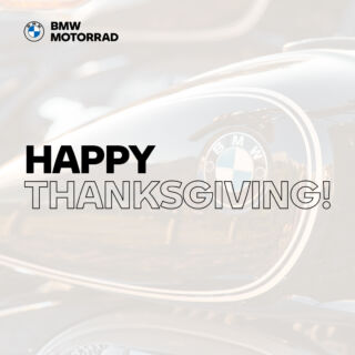 Happy Thanksgiving from the Southern California BMW Motorcycle Dealer Group! We are thankful for our incredible community of riders. 🏍️💨 
#MakeLifeARide #BMWMotorradUSA #SoCalBMWMotorrad