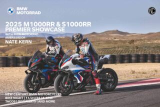 🏍️ See the 2025 BMW M 1000 RR & S 1000 RR! Join Nate Kern at New Century Motorcycles for tacos, giveaways & more.

📆 November 21st 
⏰ 6-9pm 
📍 3001 W Main St, Alhambra, CA, United States, California 91801

Don't miss it!